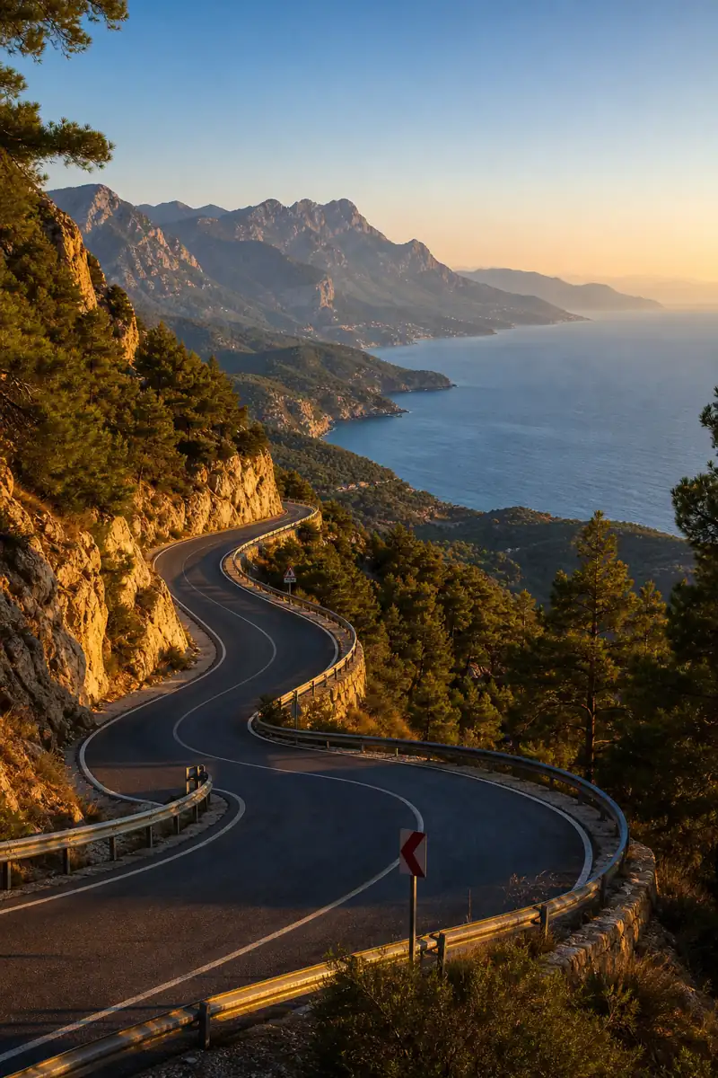 Ankara Antalya Yol Güzergahı Dağ Yolu Ankara Antalya araç kiralama rotası dağ yolu manzarası