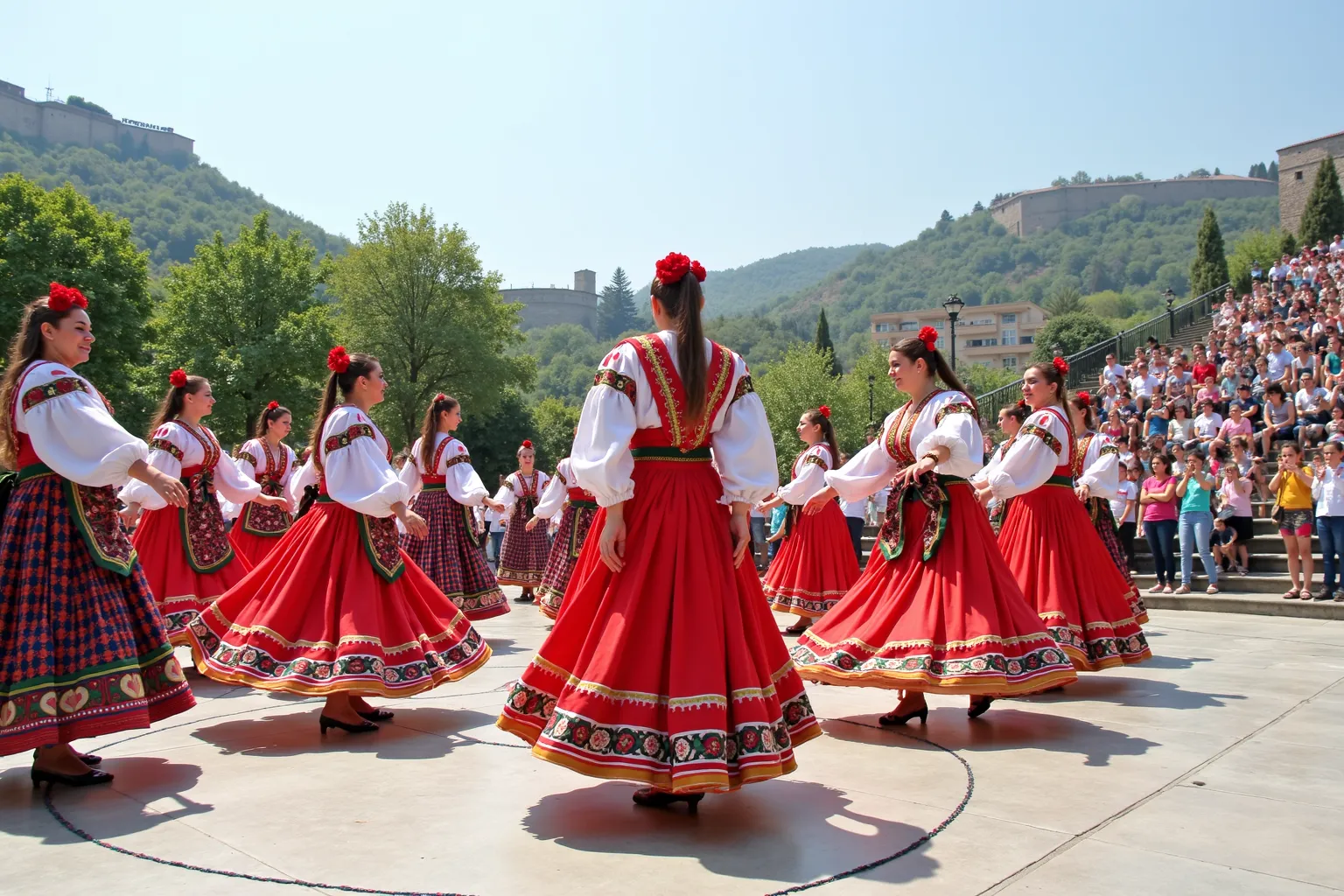 Ankara kültür sanat festivali, geleneksel halk dansları