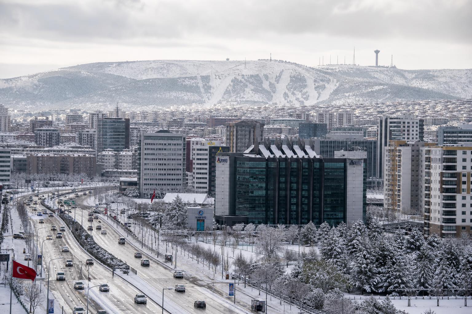 Ankara kış sisli yol koşulları