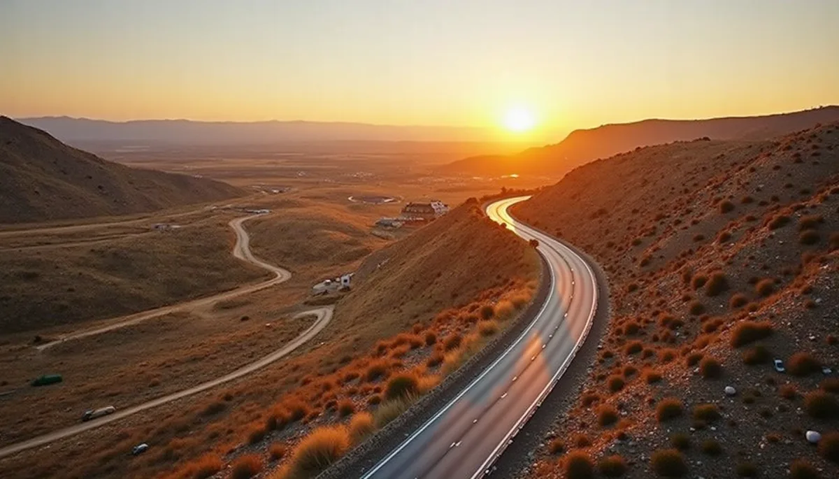 Kapadokya Yol Rota ve Keşif Kapadokya yol rota haritası, kiralık araçla Anadolu otoyolu üzerinde panoramik manzara