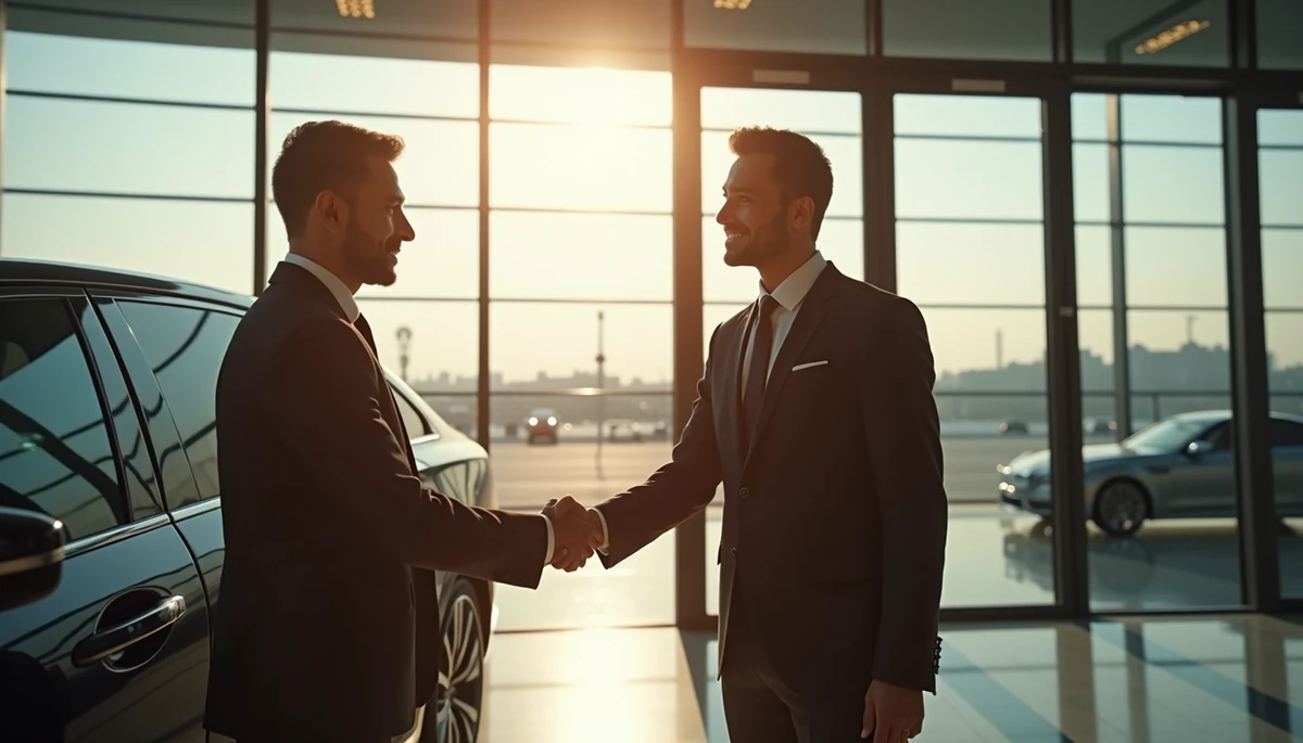 Havalimani VIP Transfer Karsilama Havalimanı VIP transfer karşılama - profesyonel şoför yolcuyu karşılayarak lüks araçla transfer