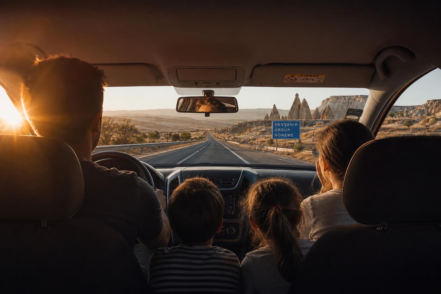 Kapadokya Aile Yolculuğu Ankara Kapadokya aile yolculuğu araç kiralama rotası